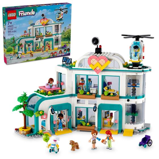 Imagem de Brinquedo LEGO Friends Heartlake City Hospital com helicóptero 7+