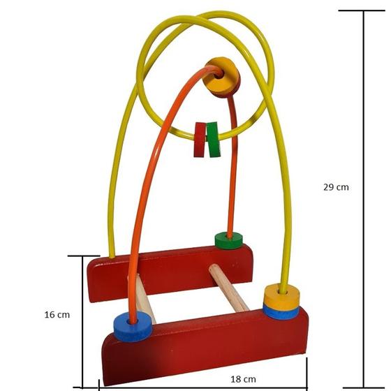 Imagem de Brinquedo Loop Aramado em Madeira