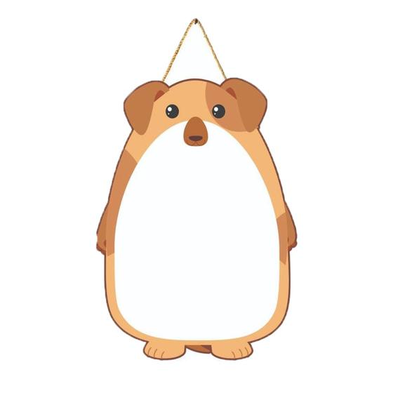 Imagem de Brinquedo Lousa Animada Cachorro 40cm Em MDF Com Caneta Com Apagador +3 Anos Paper Toy