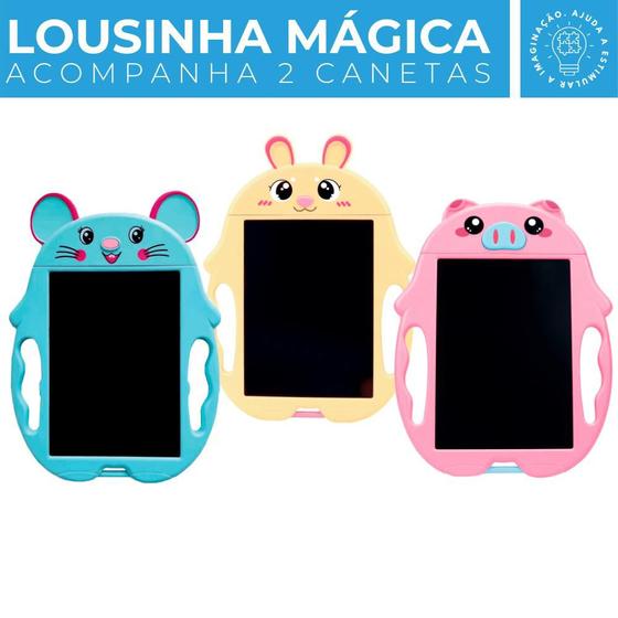 Brinquedo Lousa Lousinha Mágica Tela LCD Infantil Desenhar - Fenix ...