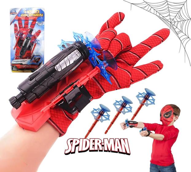 Imagem de Brinquedo Mão Do Homem Aranha Lança Teia Spider Man