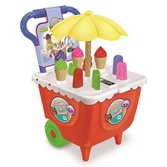 Imagem de Brinquedo Máquina de Sorvete Carrinho com Acessórios - Tilin