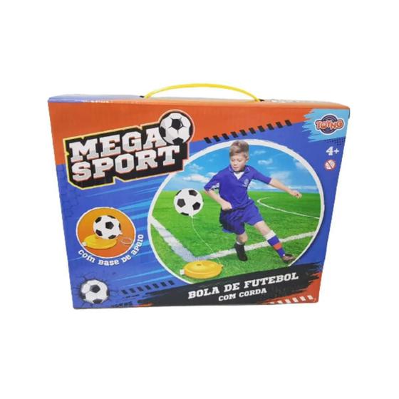 Imagem de Brinquedo Mega Sport Bola De Futebol Com Corda Toyng 42668