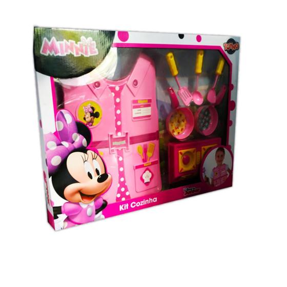 Imagem de Brinquedo Meninas Kit Cozinha Colete Minnie 7 Peças Toyng