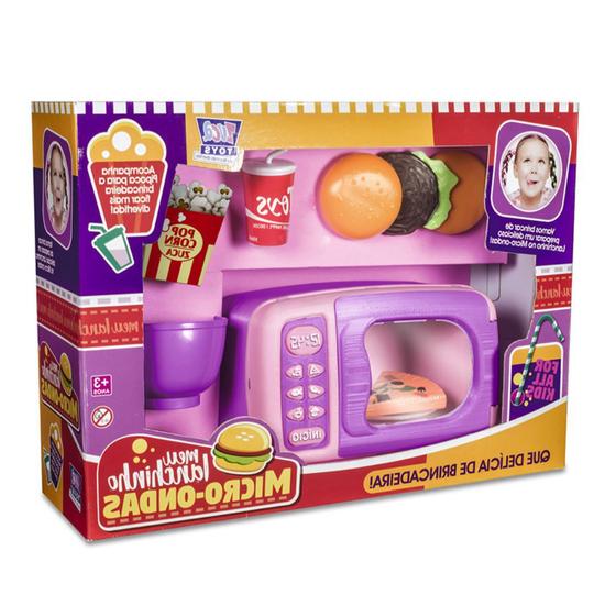 Brinquedo meninas meu lanchinho microondas com acessorios divertidos ZUCA TOYS Cozinha