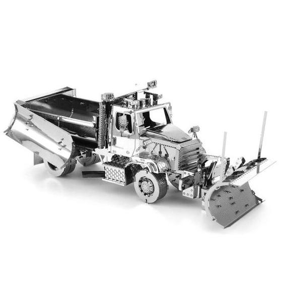 Imagem de Brinquedo Metal Earth Snow Fascinations Inc Mms147 Freightliner Plower