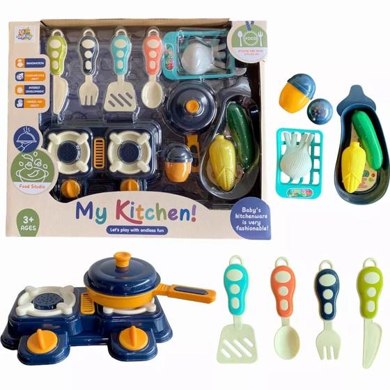 Imagem de Brinquedo minha cozinha completa com utensílios