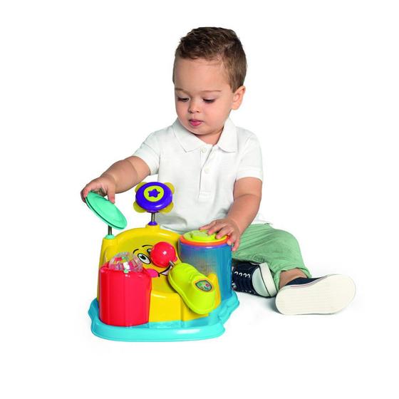 Imagem de Brinquedo Mini Bateria Infantil Com Luz/som Tumtumtha Tateti