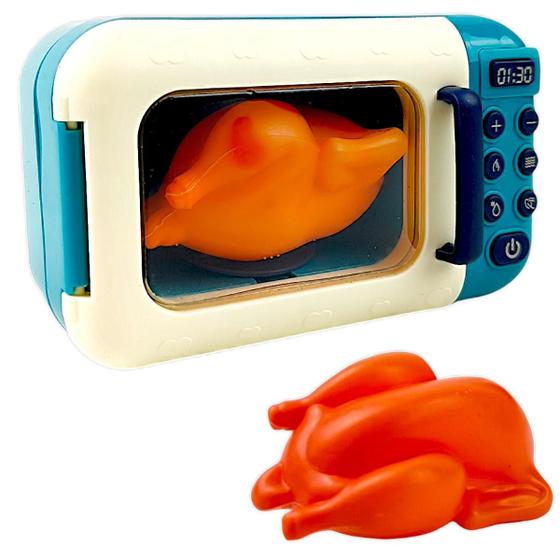 Imagem de Brinquedo Mini Forno Microondas Infantil de cozinha