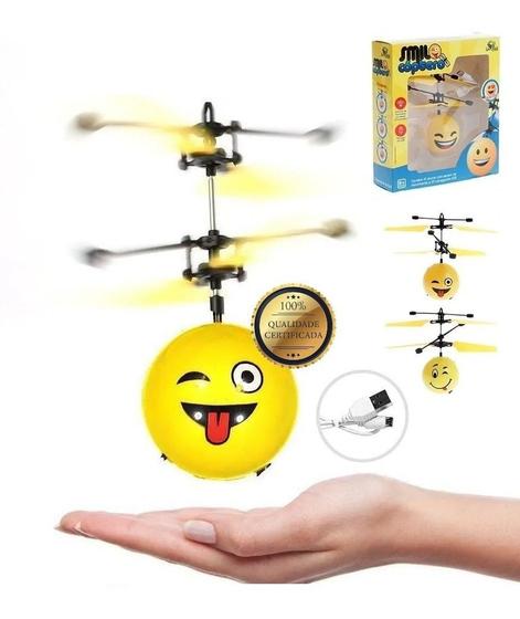 Imagem de Brinquedo Mini Helicoptero Drone Bolinha Voadora Infantil