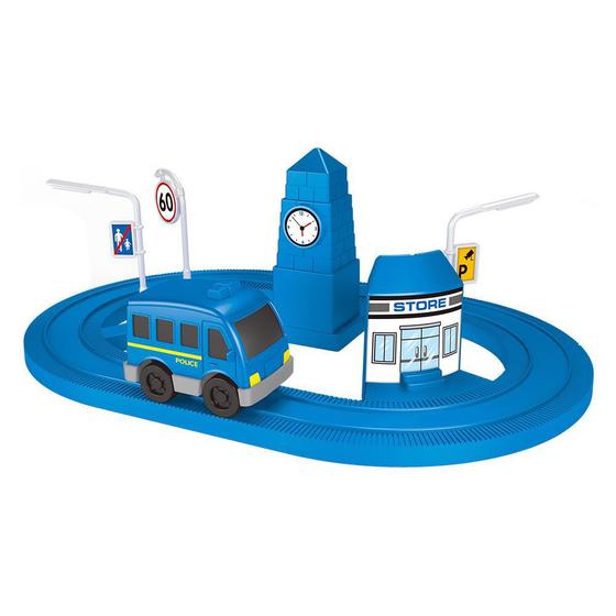 Imagem de Brinquedo Mini Pista Com Carrinho A Cardo Policial - Dm Toys