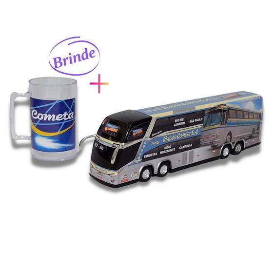 Imagem de Brinquedo Miniatura De Ônibus Cometa E Dino + .