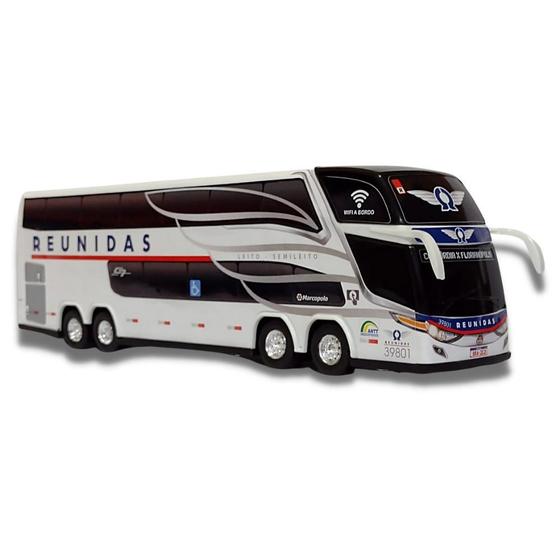 Imagem de Brinquedo Miniatura De Ônibus Reunidas Sc 1800 Dd G7