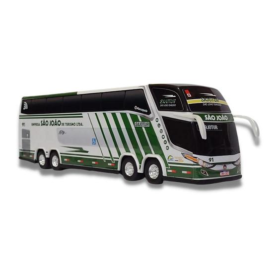 Imagem de Brinquedo Miniatura Ônibus Empresa São João G7 Dd