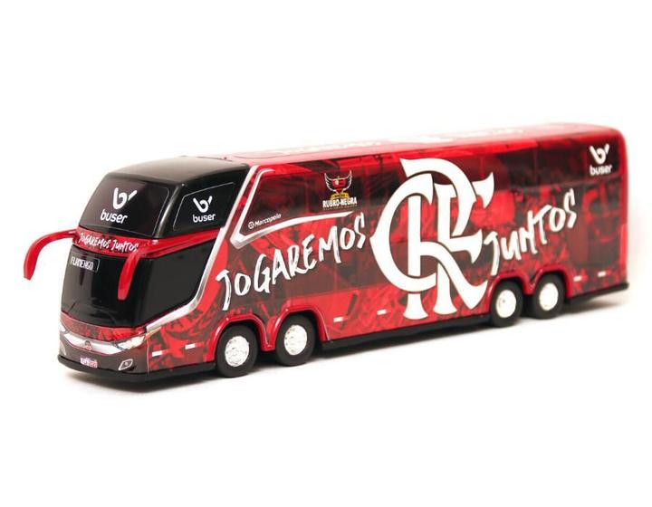 Imagem de Brinquedo Miniatura Ônibus Flamengo Juntos 30Cm