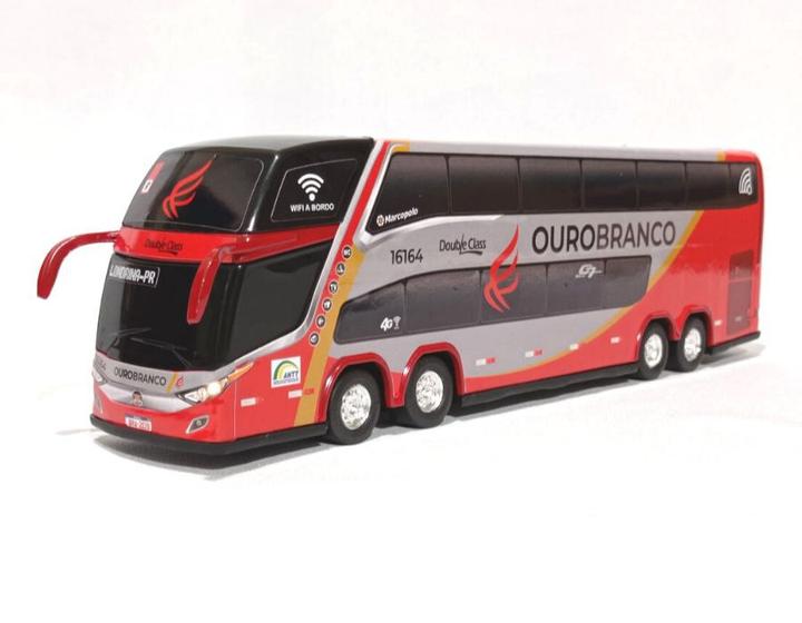 Imagem de Brinquedo Miniatura Ônibus Ouro Branco 30cm