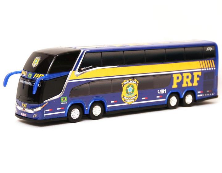 Imagem de Brinquedo Miniatura Ônibus PRF Policia Federal 30cm