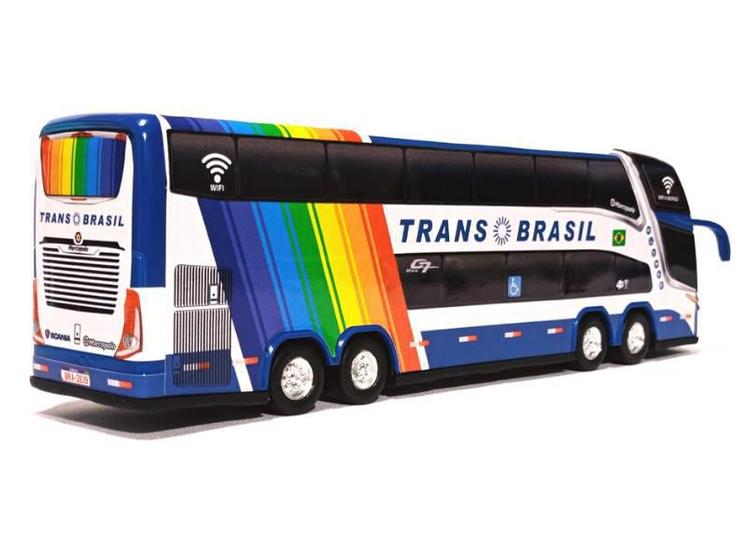 Imagem de Brinquedo Miniatura Ônibus Trans Brasil ul 30Cm