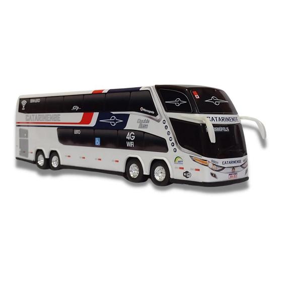 Imagem de Brinquedo Miniatura Ônibus Viação Catarinense Antigo Dbus