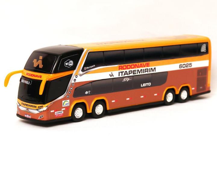 Imagem de Brinquedo Miniatura Ônibus Viação Itapemirim Rodonave 30cm