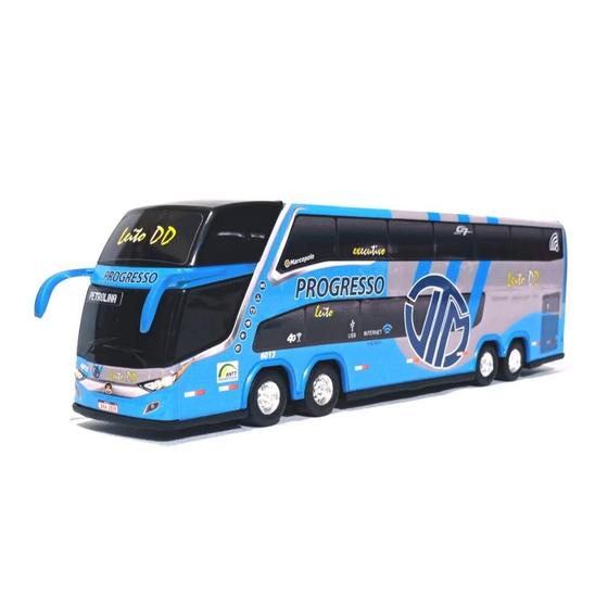 Imagem de Brinquedo Miniatura Ônibus Viação Progresso Leito 1800 Dd G7