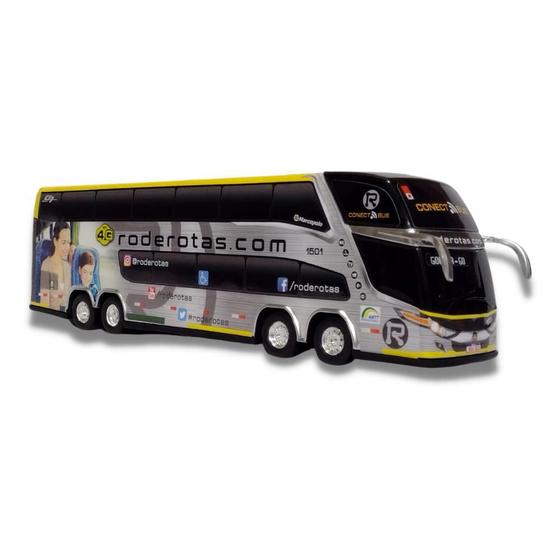 Imagem de Brinquedo Miniatura Ônibus Viação Roderotas 1800 Dd G7