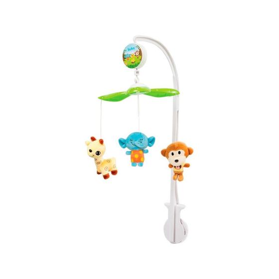Imagem de Brinquedo móbile safari musical para berço com som - buba