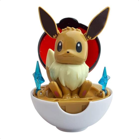 Imagem de Brinquedo Modelo De Figura Pokémon Pokeball - Evee