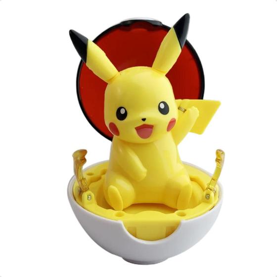 Imagem de Brinquedo Modelo De Figura Pokémon Pokeball - Pikachu