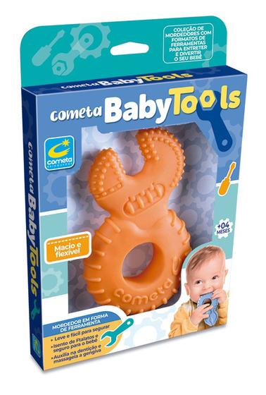 Imagem de Brinquedo Mordedor Baby Tools Chave Inglesa +4 Meses Cores Sortidas Cometa Brinquedos