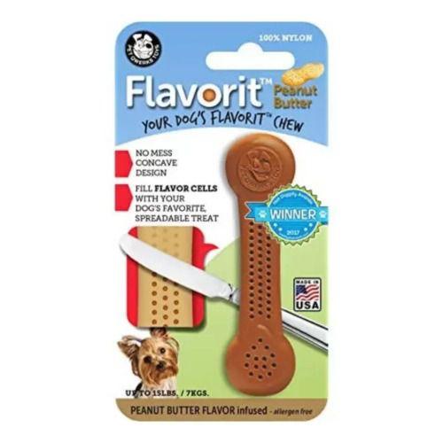 Imagem de Brinquedo Mordedor Cães Pet Cão Flavorit Peanut Butter Tamanho P Cachorro
