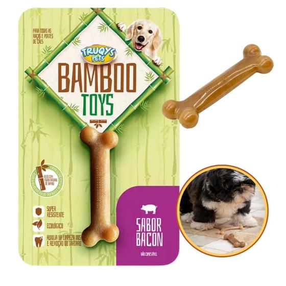 Imagem de Brinquedo Mordedor para Cachorro Bamboo Toys I Pequeno Truqys Pet