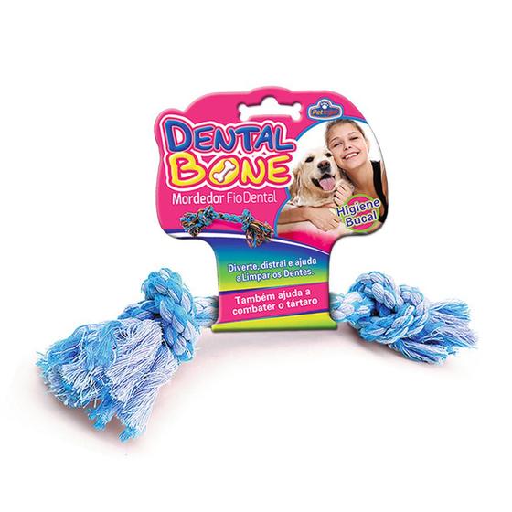 Imagem de Brinquedo Mordedor Pet Corda Para Cachorro Dental Bone Grande