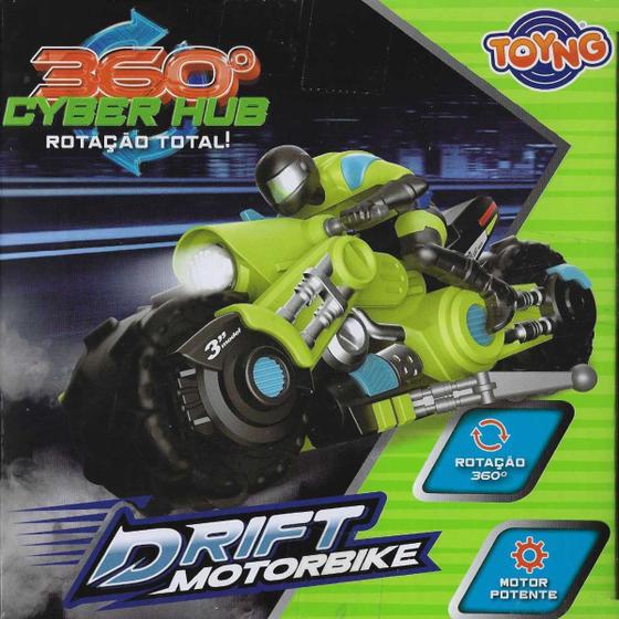 Imagem de Brinquedo Moto Cyber Hub Turbo Com Controle Remoto