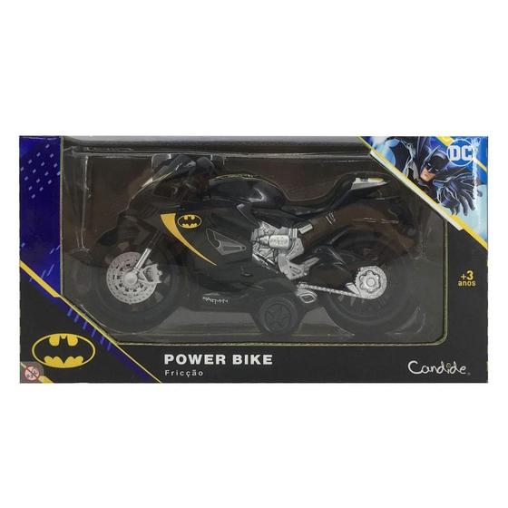 Imagem de Brinquedo Moto Fricção Power Bike Batman
