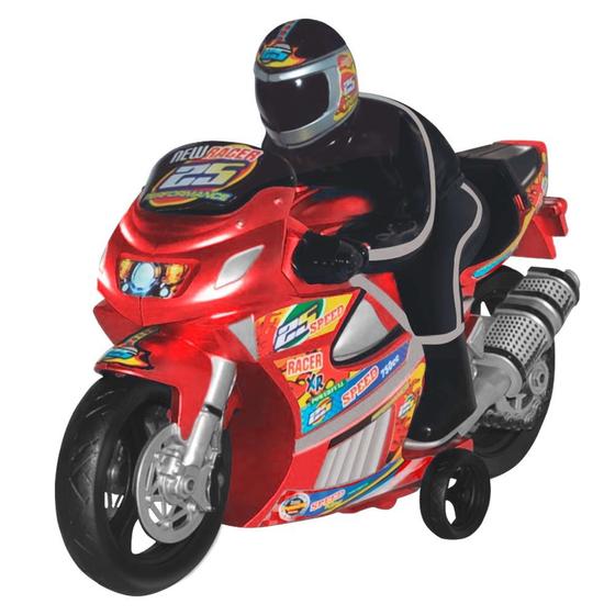 Imagem de Brinquedo Moto Racer Grande A Fricção 703 - Lider Brinquedos