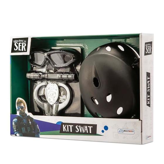 Imagem de Brinquedo Multikids Kit Policia Swat Com Óculos Br966