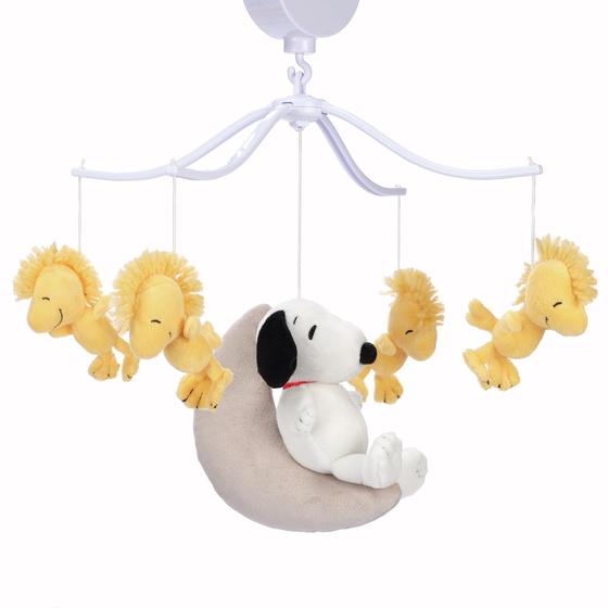 Imagem de Brinquedo musical Baby Berb Mobile Soother Toy Bedtime Originals Snoopy Love