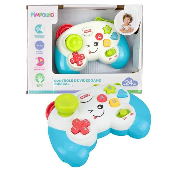 Imagem de Brinquedo Musical Controle De Video Game Educativo Pimpolho