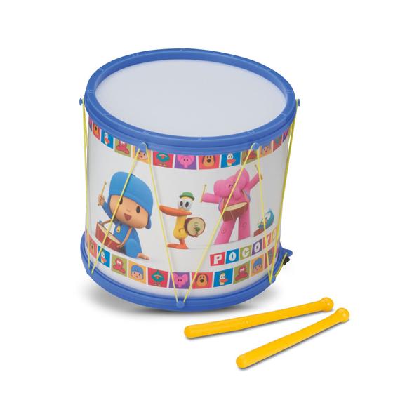 Imagem de Brinquedo Musical Infantil Criança Instrumento Tambor Pocoyo