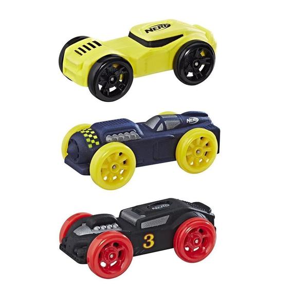 Imagem de Brinquedo Nerf Nitro Pacote Com 3 Carros De Espuma C0774