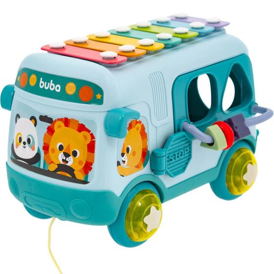 Imagem de Brinquedo Ônibus de Atividades com Xilofone e Chocalho - Buba