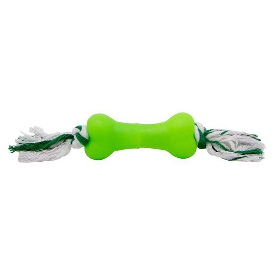 Imagem de Brinquedo Osso com Corda para Cães - Tam. Único