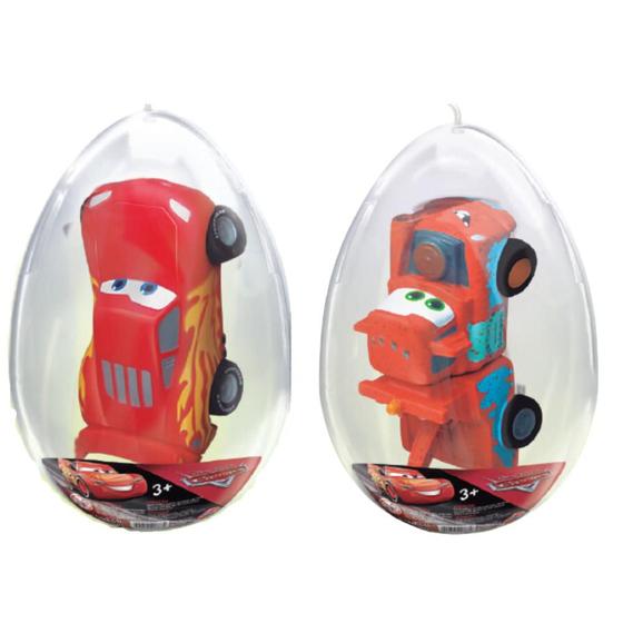 Imagem de Brinquedo Ovo De Páscoa Infantil Carros McQueen Ou Tow Mater