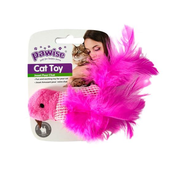 Imagem de Brinquedo P/ Gatos 100% Catnip - Passaro (Rosa)