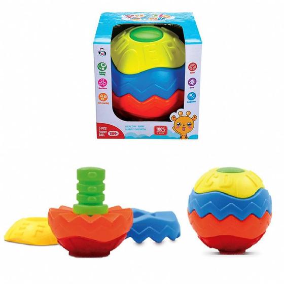 Imagem de Brinquedo Para Bebe Bolinha Monta E Desmonta 9M Pica Pau