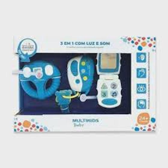 Imagem de Brinquedo para Bebê BR1245 Multikids - 3 Peças