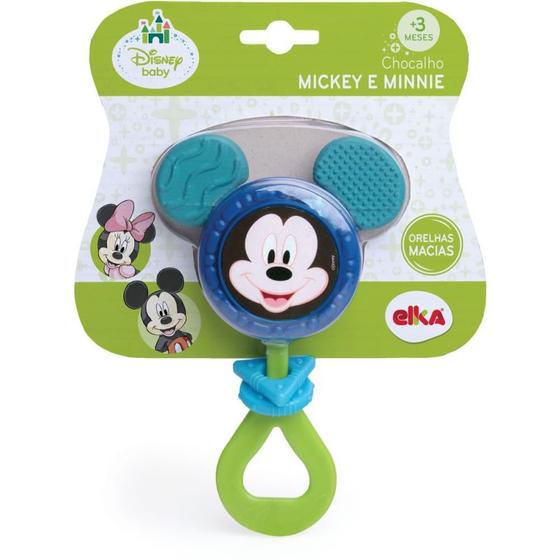 Imagem de Brinquedo para Bebê Mickey Chocalho