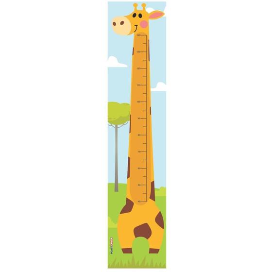 Imagem de Brinquedo para bebe regua adesiva girafa 38cmx1,60