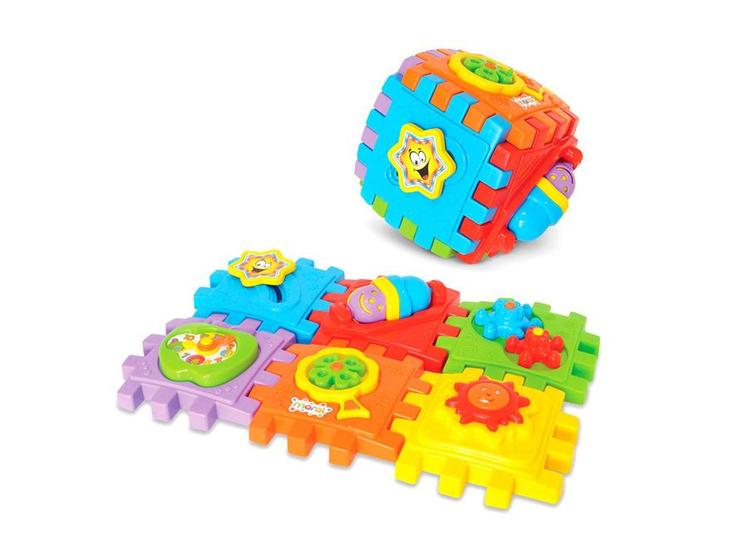 Imagem de Brinquedo Para Bebê Smart Cube Com Som - Maral